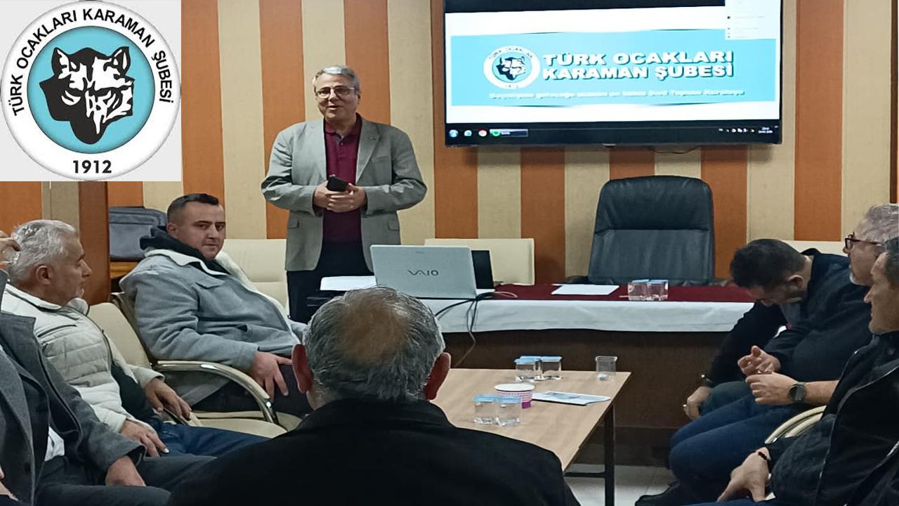 Türk Ocakları Karaman Şubesi’nde Görev Değişimi: Yunus Turan Görevi Devretti