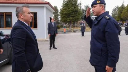 Vali Çiçek’ten İl Jandarma Komutanlığına Ziyaret