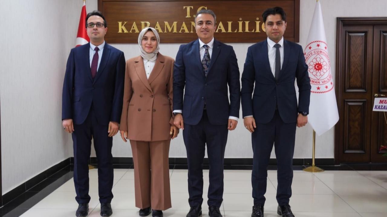 Vali Hayrettin Çiçek’e hayırlı olsun ziyaretleri sürüyor