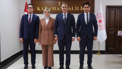 Vali Hayrettin Çiçek’e hayırlı olsun ziyaretleri sürüyor