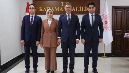 Vali Hayrettin Çiçek’e hayırlı olsun ziyaretleri sürüyor