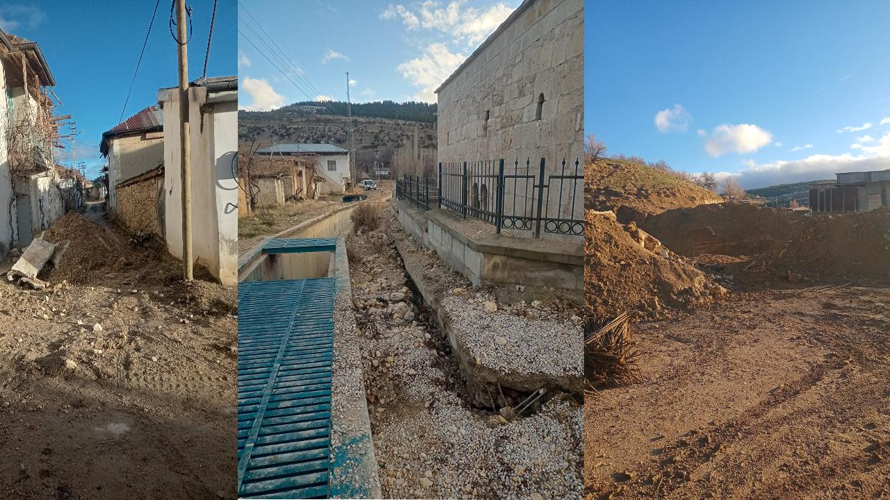 Yeşildere Köyünde Kanal İnşaatı Yavaş İlerliyor, Köy Halkı Şikâyetçi