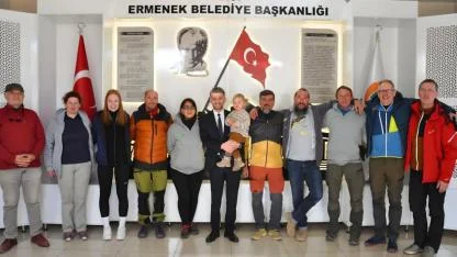 Alman Sky-Team Heyetinden Ermenek Belediyesi’ne Ziyaret