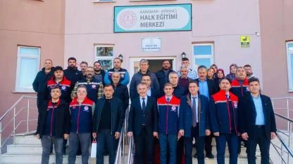 Ayrancı'da Kursiyerlere Sertifikaları Verildi