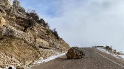 Ermenek ve Başyayla'da  Kaya Kopması Afet Kararlarını Yeniden Gündeme Taşıdı