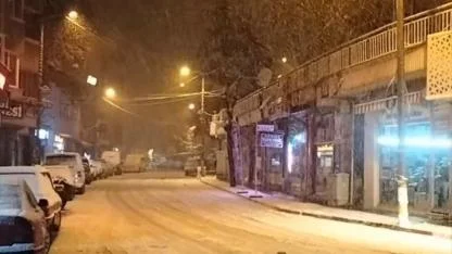 Ermenek’te Yoğun Kar ve Tipi Hayatı Zorlaştırıyor