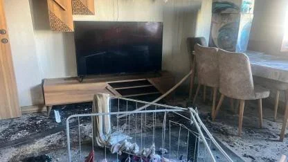 Evi Yanan Kadın Yardım Bekliyor