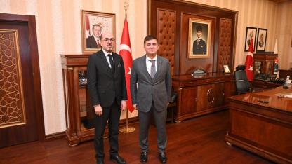 Karaman Baro Başkanı Yılmaz’dan Kırıkkale Valisi Sarıibrahim’e Hayırlı Olsun Ziyareti