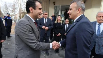 Karaman Valisi Çiçek, Başkan Kalaycı'yı Ziyaret Etti