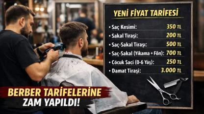 Karaman’da Berber Fiyatlarına Zam