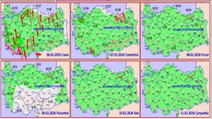 Karaman’da Yağışlar Etkisini Sürdürecek