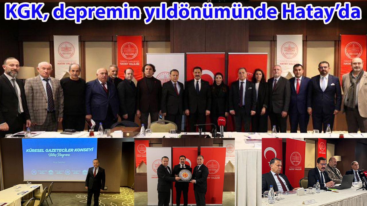 KGK, depremin yıldönümünde Hatay’da