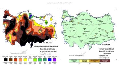 Kuraklık Haritası Tersine Döndü: Karaman Yeşil Renk Oldu