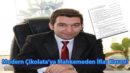 Modern Çikolata’ya Mahkemeden İflas Kararı!