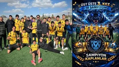 Muzaffer Uğur SK Üst Üste 3. Kez U-18 Şampiyonu!