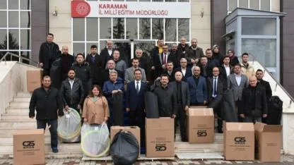 Karaman’da Okullara Spor Malzemesi Desteği Sağlandı