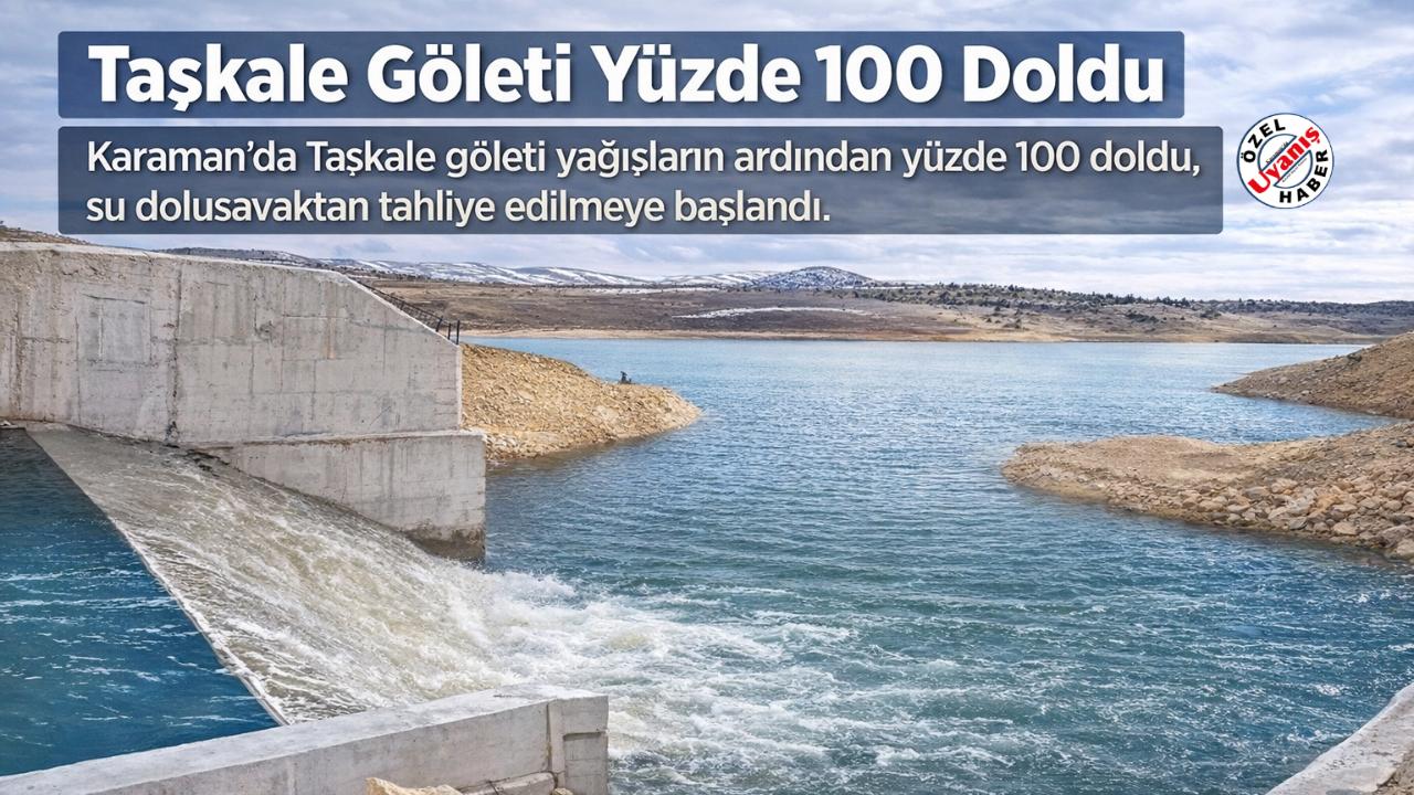 Taşkale Göleti Yüzde 100 Doldu