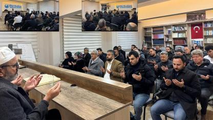 Ülkü Ocakları’ndan 6 Şubat Depreminde Hayatını Kaybedenlere Kur’an Tilaveti