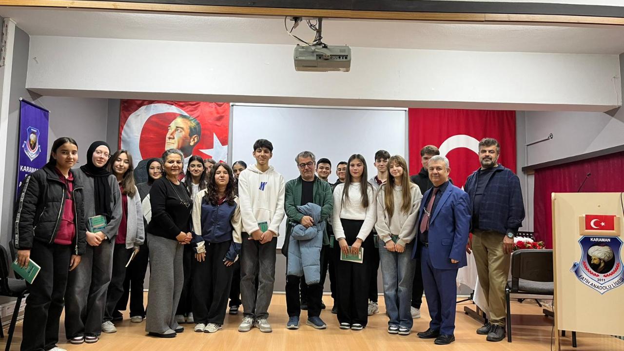 Ünlü Hikâyeci Harmancı, Fatih Anadolu Lisesi Öğrencileriyle Buluştu.