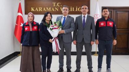 Vali Çiçek, 112 personelini kabul etti