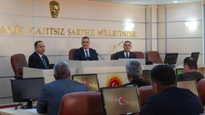 Vali Çiçek İl Genel Meclisi’ni Ziyaret Etti