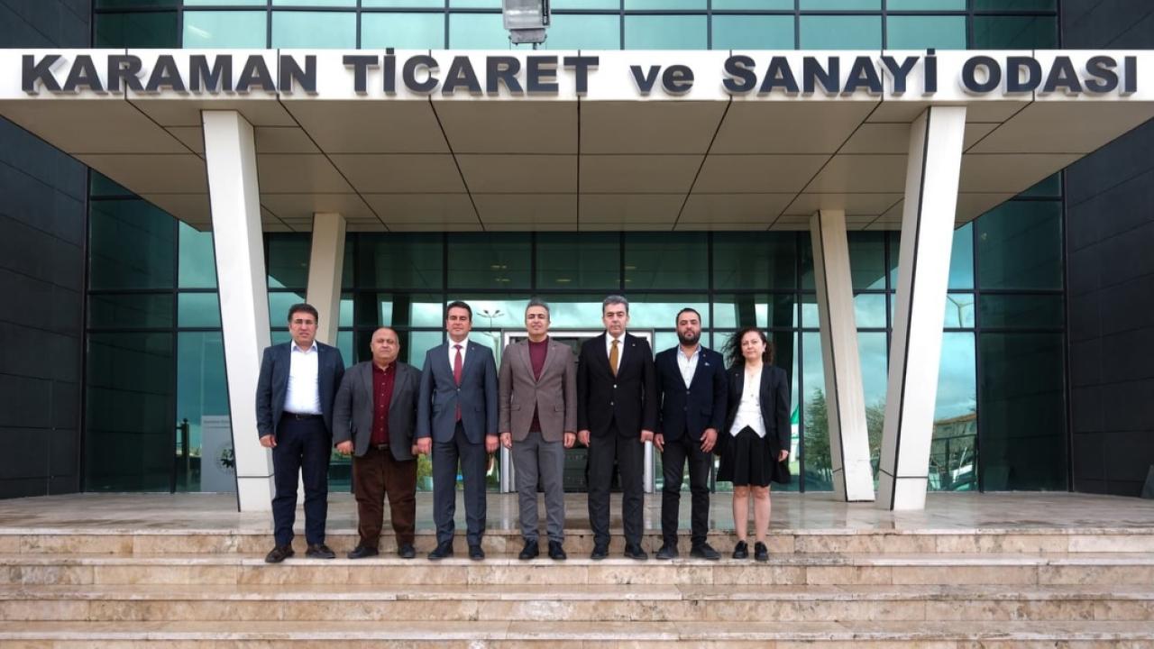 Vali Çiçek, Karaman Ticaret ve Sanayi Odası’nı Ziyaret Etti
