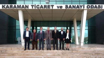 Vali Çiçek, Karaman Ticaret ve Sanayi Odası’nı Ziyaret Etti