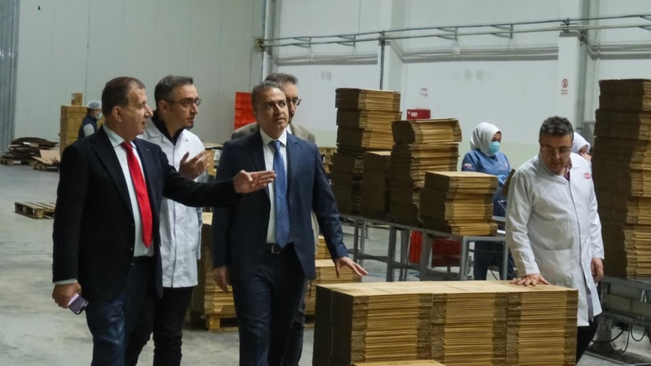 Vali Çiçek, OSB'deki Fabrikaları Ziyaret Etti