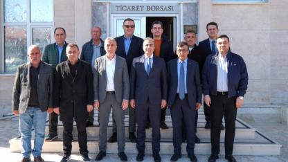 Vali Çiçek, Ticaret Borsasını Ziyaret Etti