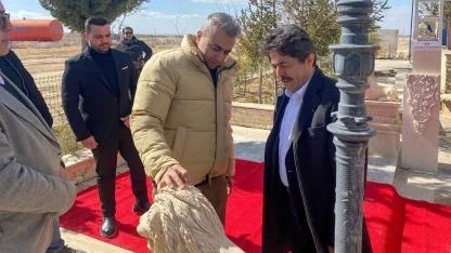 Vali Çiçek ve Milletvekili Sağlam’dan Taşkale’de Traverten Ocağına Ziyaret