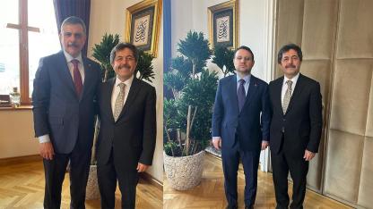 Vekil Sağlam’dan Yeni Bakanlara Hayırlı Olsun Ziyareti