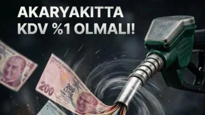 Aktaş, "Akaryakıtta KDV %1 Olmalı"