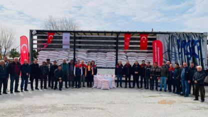 Ayrancı’da 59 Üreticiye Nohut Tohumu Desteği