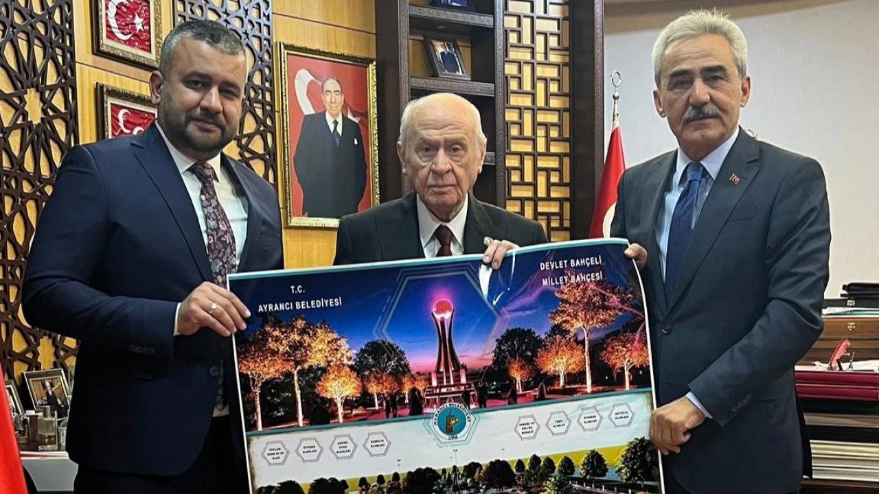 Ayrancı’dan Ankara’ya “Devlet Bahçeli Millet Bahçesi” Ziyareti