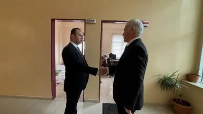 Başyayla'da Kaymakam Açar, personel ve vatandaşlarla bayramlaştı