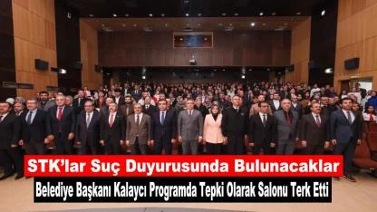 Belediye Başkanı Kalaycı Programda Tepki Olarak Salonu Terk Etti