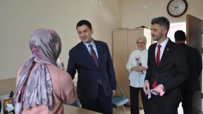 Ermenek'te Tıp Bayramında anlamlı ziyaret