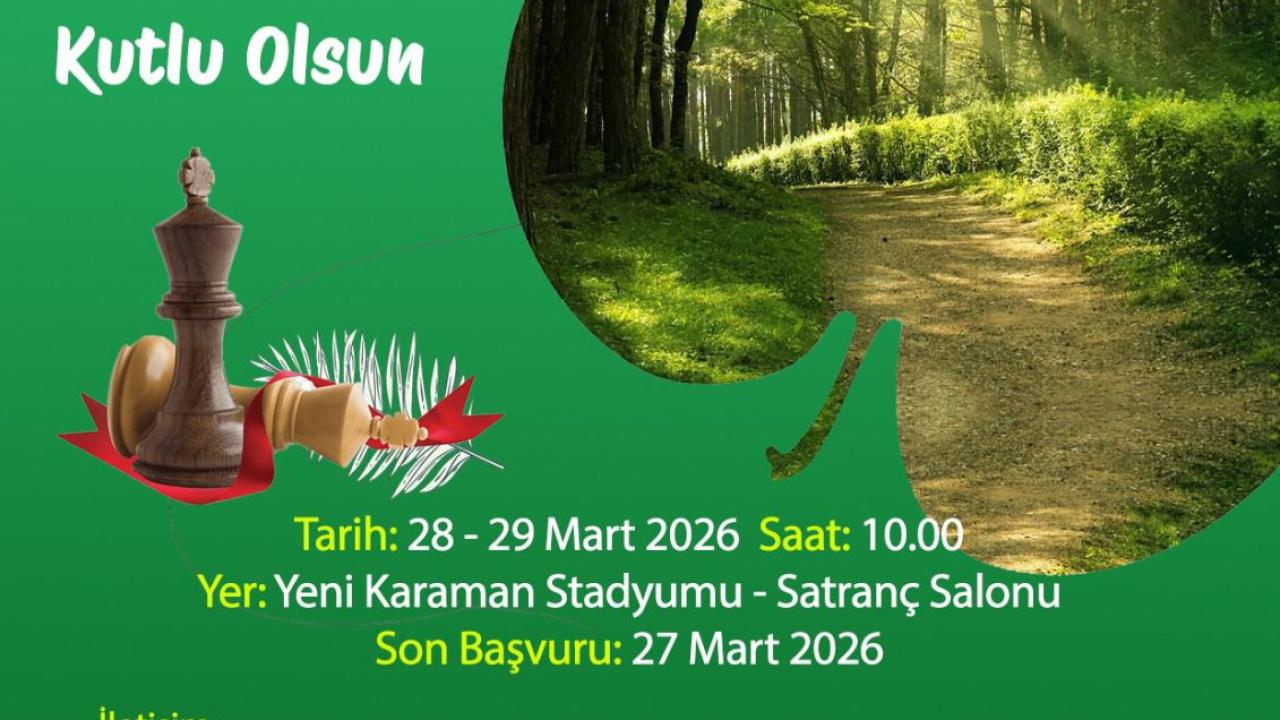 Hamleler Doğa İçin: Karaman’da Fidan ve Satranç Buluşması