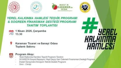 Karaman İş Dünyasına Yeni Destekler Anlatılacak