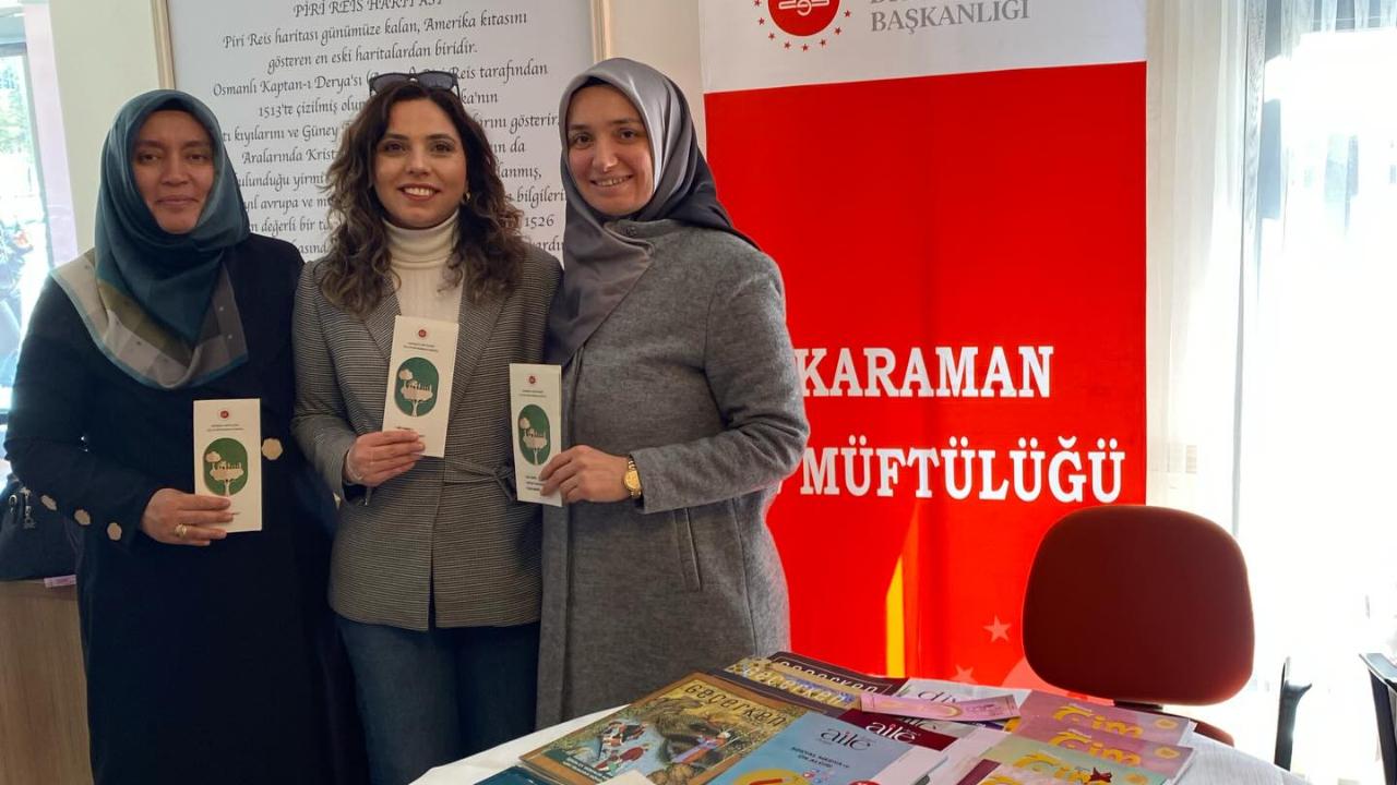 Karaman’da 8 Mart’a Özel Kitap Standı Açıldı