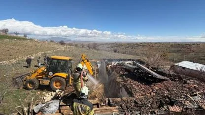 Karaman’da Yangın Faciası: 15 Büyükbaş Hayvan Telef Oldu