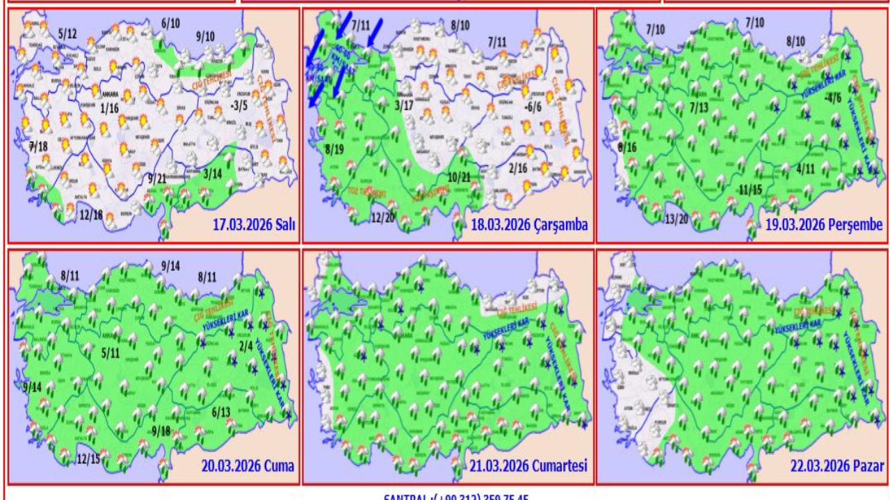 Meteoroloji Uyardı: Karaman’da Bayram Boyunca Yağış Var