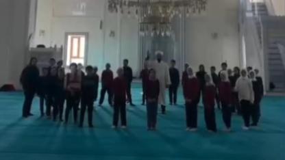 Mevlana İlköğretim Okulu Öğrencilerinden KMÜ Camii’ne Ziyaret
