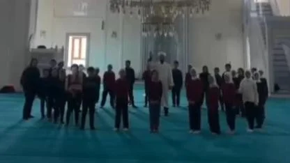 Mevlana İlköğretim Okulu Öğrencilerinden KMÜ Camii’ne Ziyaret