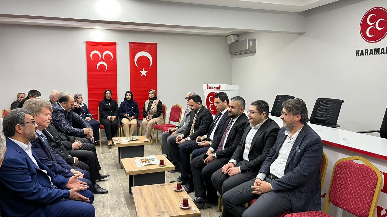 MHP Karaman Teşkilatı Bayramlaşma Programında Buluştu