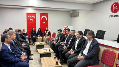MHP Karaman Teşkilatı Bayramlaşma Programında Buluştu