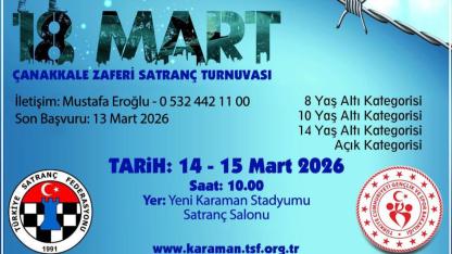 Çanakkale Zaferi Satranç Turnuvası Düzenlenecek