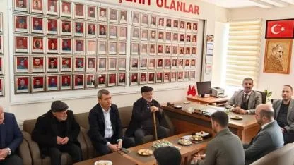 Şehit Aileleriyle Bayramlaşma Programı Düzenlendi