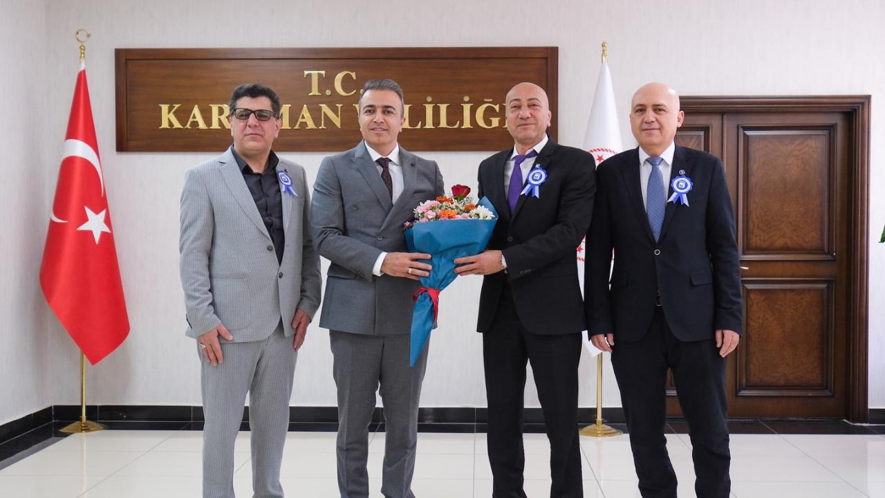 SMMMO Yönetiminden Vali Çiçek’e Anlamlı Ziyaret