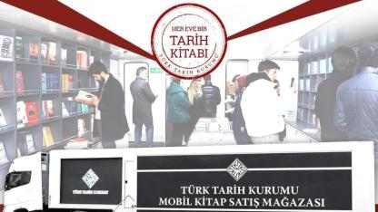 Türk Tarih Kurumu’nun Mobil Kitap Satış Mağazası Karaman’da